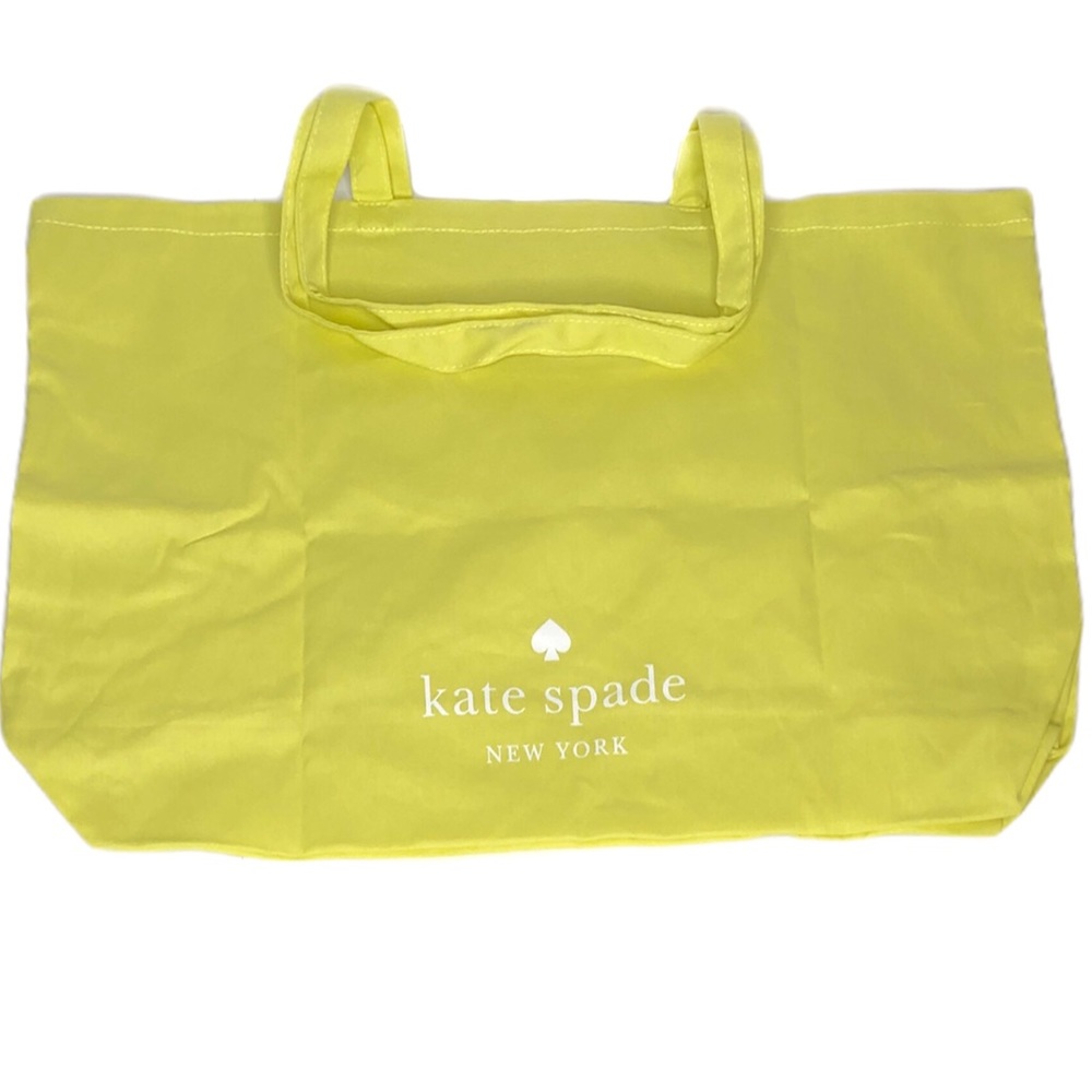 Kate Spade Large Reusable Shopping Canvas Tote Bag - image 4